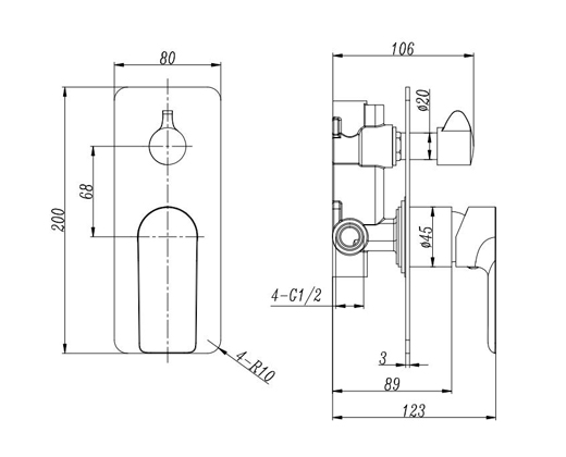 5. 73052 Shower mixer(size).jpg